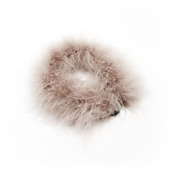 Feather Fur Necklace [Lavender Snow]