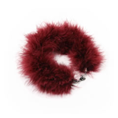 Feather Fur Necklace [Rose]