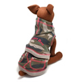 犬服のカモフラ（迷彩） フリース ドレス