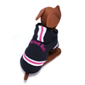 犬服のフリースドレス [ネイビー]