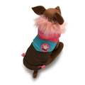 犬服のプッシュアップ ジャンパー [ピンク]