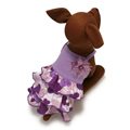 犬服のフリル キャミソール ワンピース [ヴァイオレット]