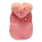 犬服のラグジュアリー ジャンパーコート [ピンク]